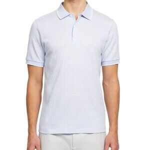 Theory Men's Geo Zelig Jacquard Polo Shirt